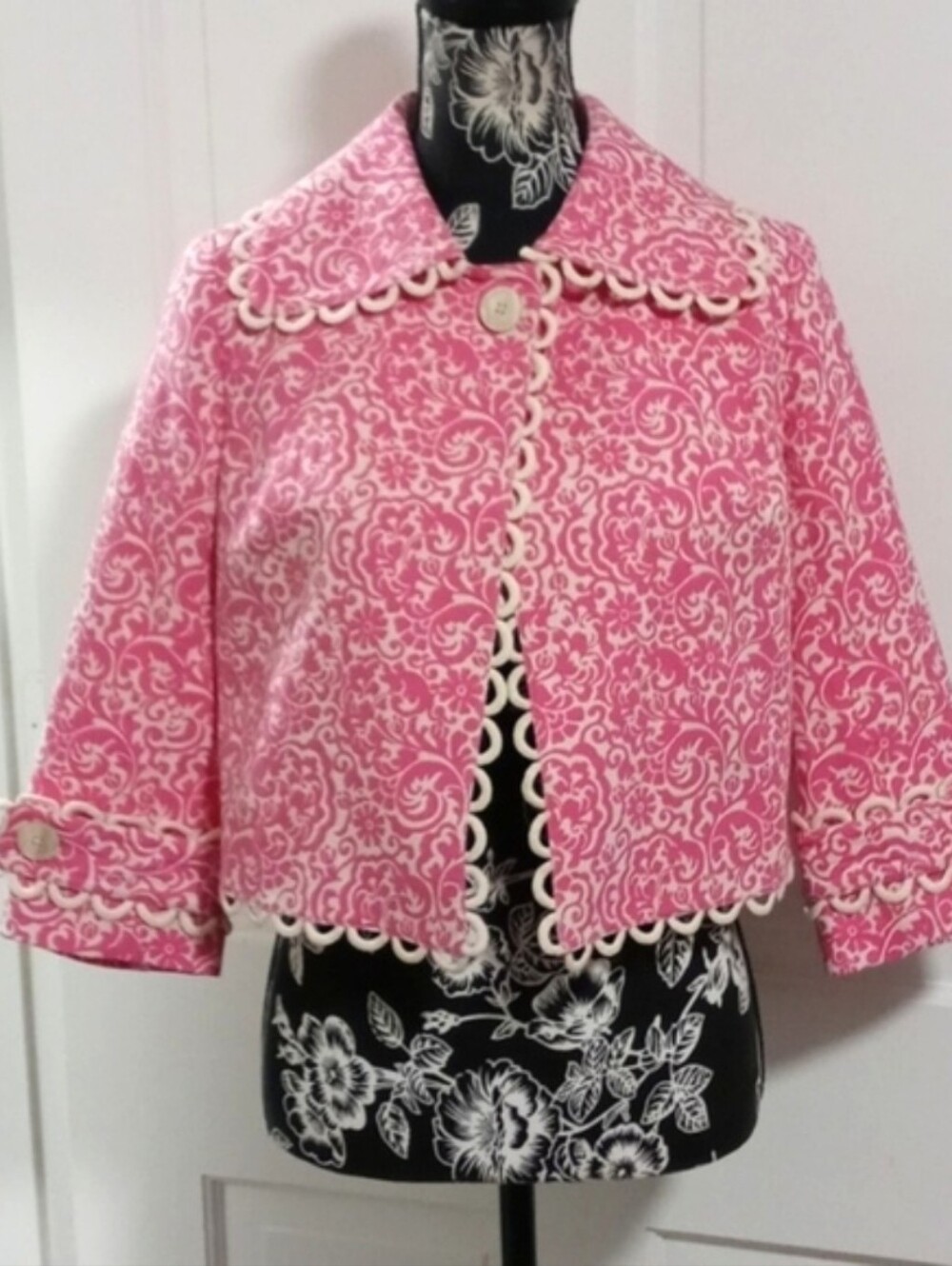 🎀VERY RARE/VTG Lilly Pulitzer🎀 - Aveline Jacquard Jacket & Sophia Dress - Picture 5 of 14
